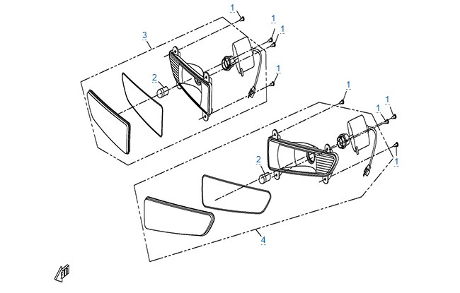 ВНЕШНИЕ СВЕТОВЫЕ ПРИБОРЫ 2 — схема