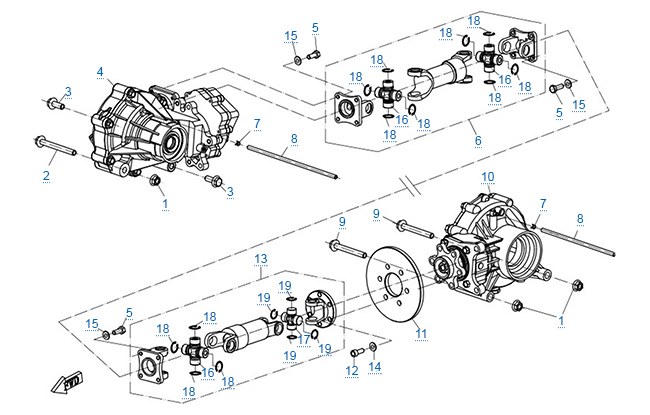 ТРАНСМИССИЯ — схема