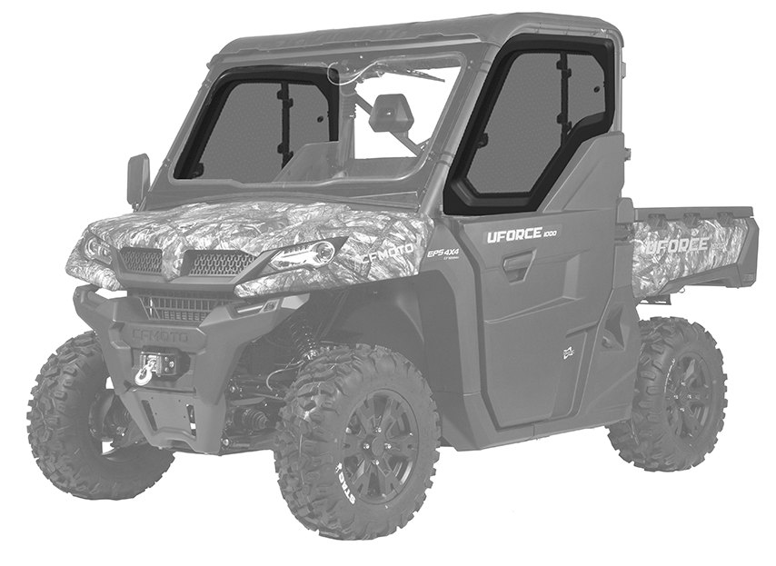 CFMOTO секции дверей, верхние для U1000 до 2023 года (к-кт)